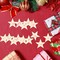 Wooden Stars, 100 Pcs 2 inch Unfinished Wood Pieces - Christmas Blank Cutouts Ornaments - Ideal for Craft Projects, Christmas Party and Wedding Decorations